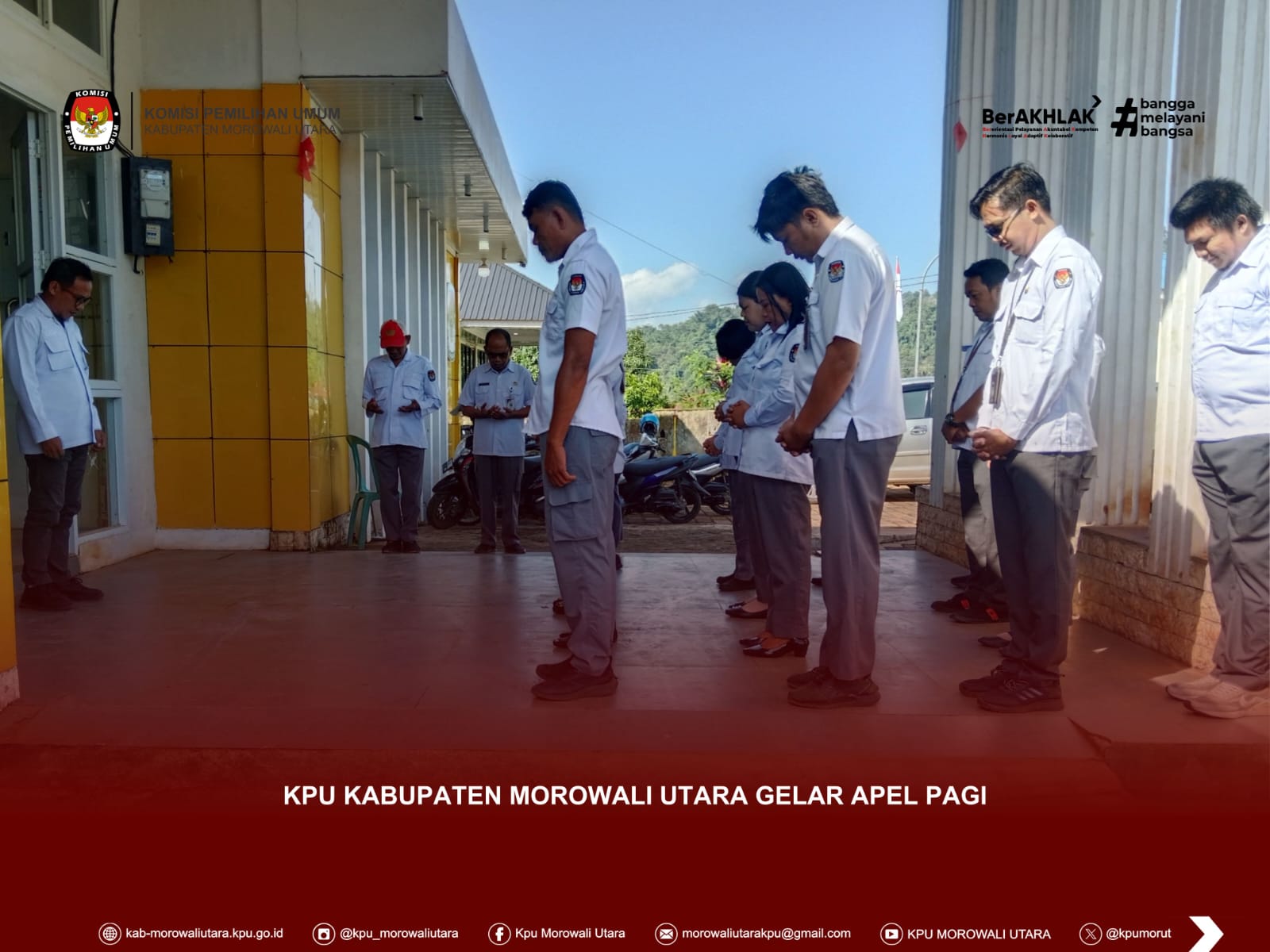 Pelaksanaan Apel Pagi Rutin