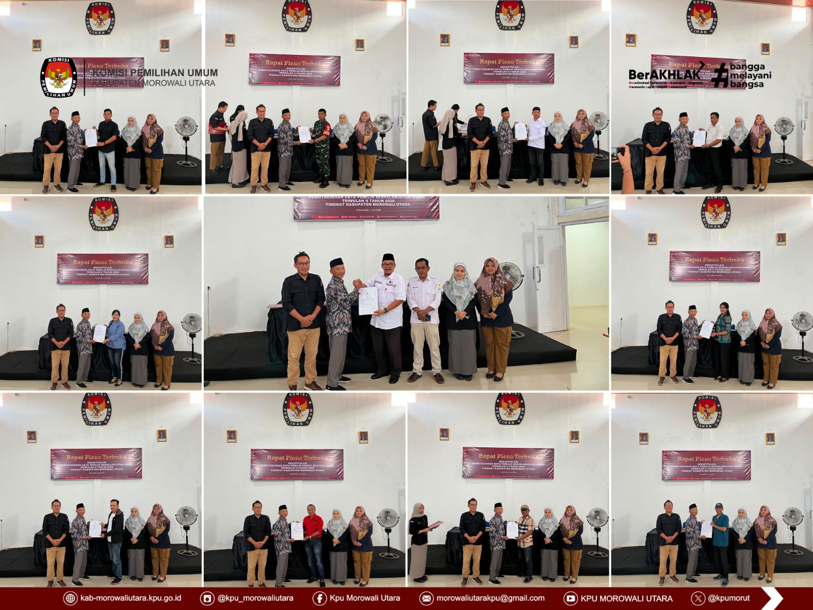 Rapat Pleno Terbuka Terkapitulasi Pemutakhiran Data Pemilih Berkelanjutan (DPTB) TW II Tahun 2026